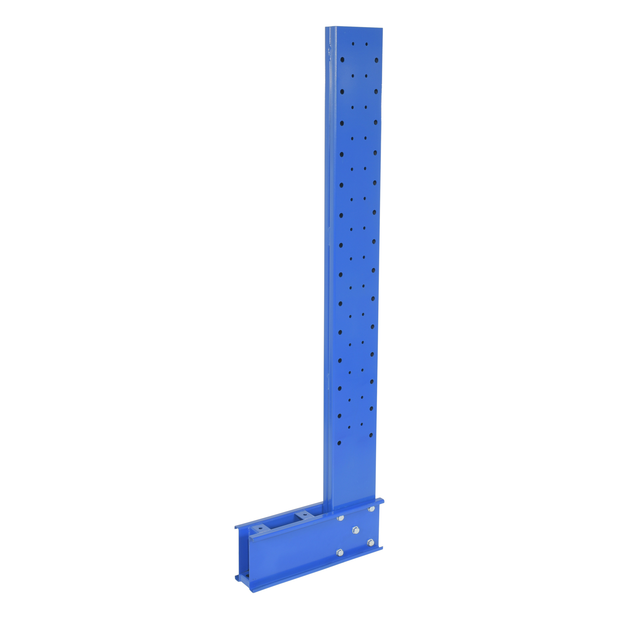 Vestil Steel Standard Duty Cantilever Single Sided Upright 8 Ft x 12 In. Arm Blue